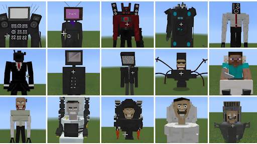 TVMan MOD Minecraft Skibidi screenshot 2