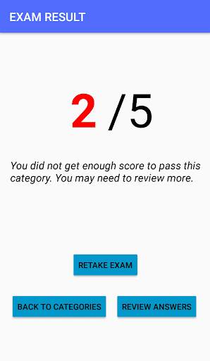 CIVIL SERVICE EXAM REVIEWER MOBILE APPLICATION screenshot 8
