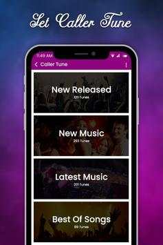 Set Caller Tune : New Song Ringtone Maker 2 تصوير الشاشة