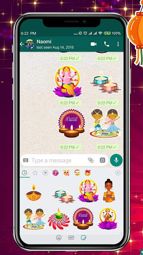 Diwali-Emoji Stickers screenshot 1