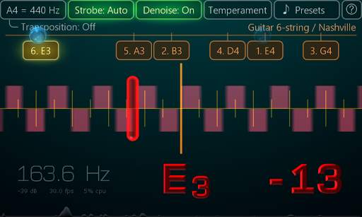 Airyware Tuner - Guitar Tuner & more screenshot 3