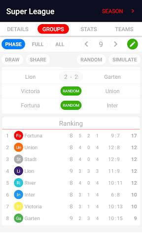 Tournament App 4 تصوير الشاشة