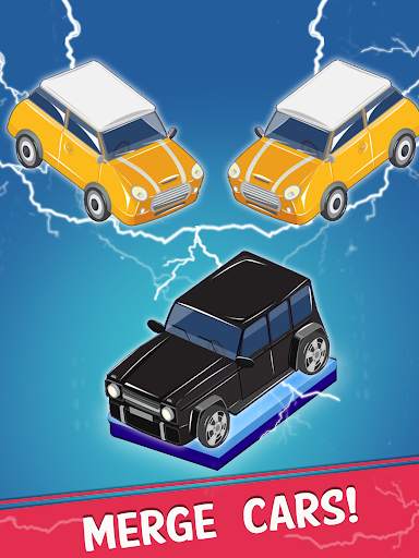 Merge Car - Idle car Clicker Tycoon स्क्रीनशॉट 1