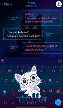 TouchPal Yogurt Blue Theme screenshot 4