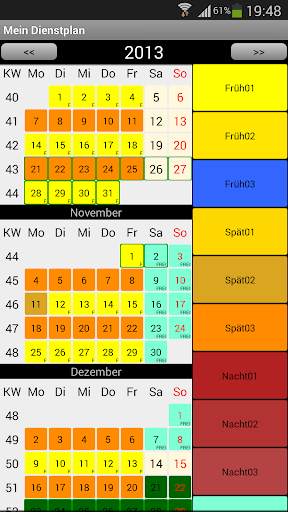 Mein Dienstplan screenshot 8