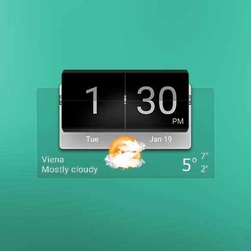 3D Flip Clock Theme Pack 03 1.6.0