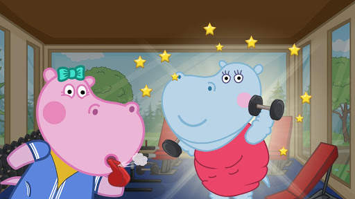 Fitness Games: Hippo Trainer screenshot 1