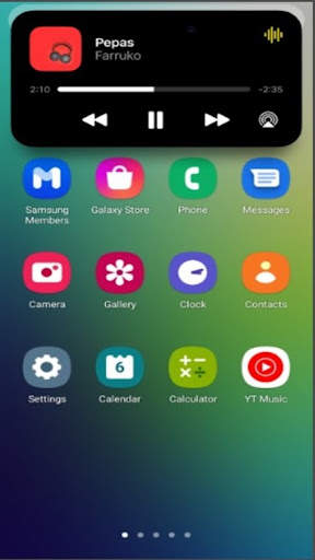Dynamic Island launcher iOS 16 screenshot 2