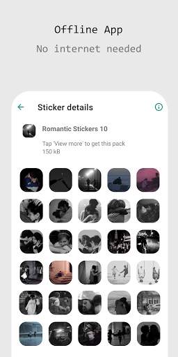 Romantic Stickers for WA screenshot 3