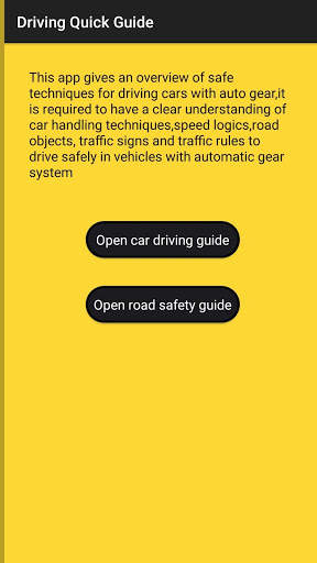 Driving Quick Guide screenshot 1