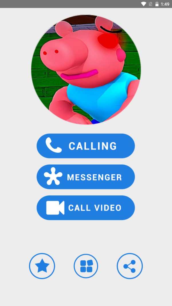 Scary Piggy Granny Fake call screenshot 1