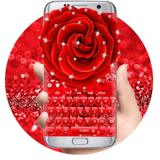Red Rose Diamond Keyboard 10001004