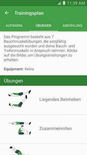 Bauchmuskel Workouts screenshot 2