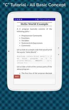 C Programming language Tutorial Offline App screenshot 10