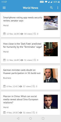 World News  APP 4 تصوير الشاشة