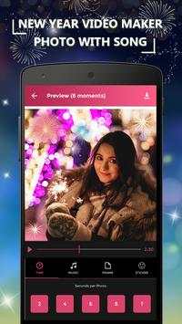 New Year Video Maker Photos With Song screenshot 1