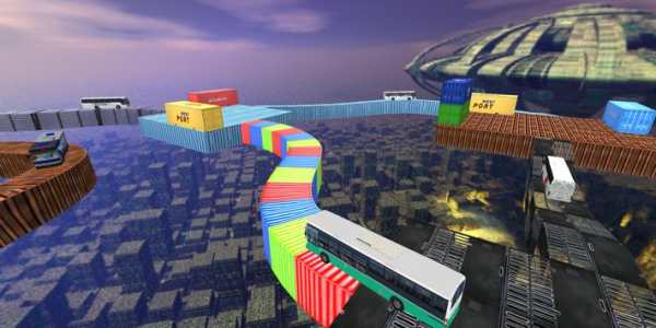 98% Impossible Bus Simulator Tracks Driving screenshot 1