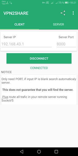 VPN2Share Share VPN (No root) screenshot 1