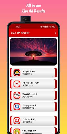 Live 4D Result screenshot 2
