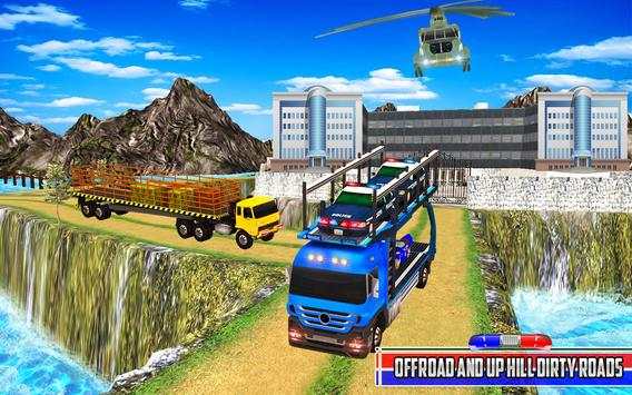 Police Truck for Transport adventure Game screenshot 4