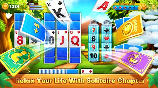 Solitaire Chapters - Solitaire Tripeaks card game screenshot 1