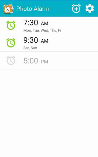 Photo Alarm screenshot 1