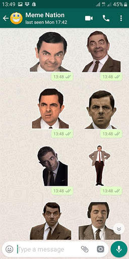 Awkward Funny Meme Sticker WAStickerApps screenshot 5