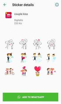 kiss stickers screenshot 5