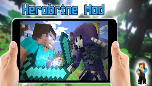 Herobrine Mod for Minecraft Pocket Edition screenshot 6