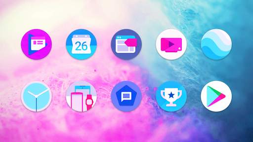 Unicorn Roundies - Free Launcher Theme screenshot 4