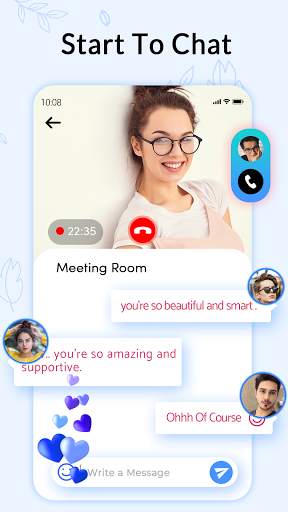 XNX Video Chat - Live Video Call with Stranger स्क्रीनशॉट 3