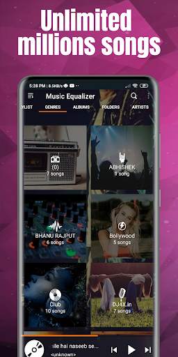 Hero Music Player :- mp3 ringtone maker and cutter screenshot 1