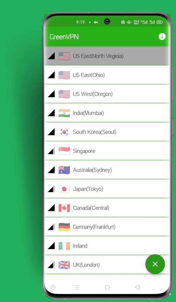 Green VPN - Free, Fast & Secure VPN screenshot 4