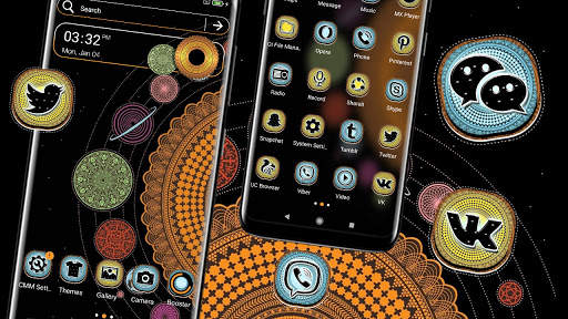 Planet Space Launcher Theme screenshot 1