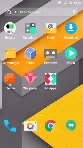 Lollipop gray simple theme screenshot 2