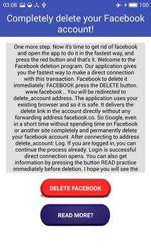 Delete Facebook screenshot 7