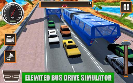 Elevated Transit Bus Sim:Futuristic Bus Driving screenshot 3