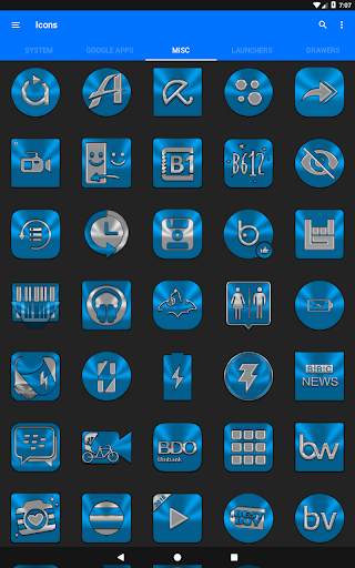 Light Blue Icon Pack скриншот 21