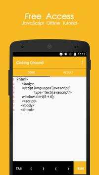 Javascript Offline Tutorial скриншот 2