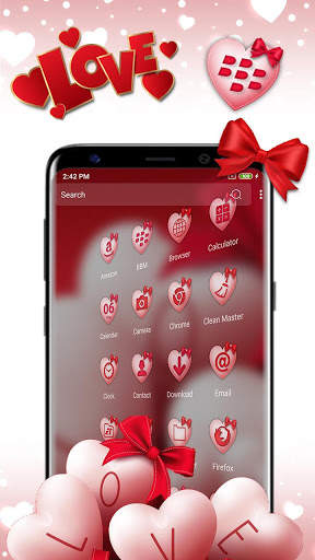 Valentine Love Launcher Theme screenshot 3