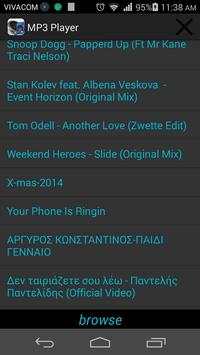 MP3 player screenshot 2