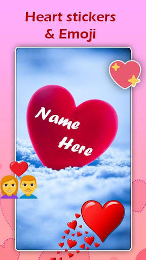 Name on Heart Photo Editor screenshot 4