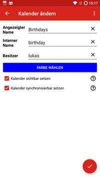 iCal Import/Export CalDAV screenshot 3