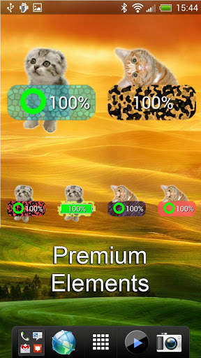 Kitten Battery Widget Lite screenshot 4