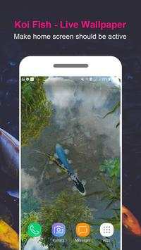 3D Koi Fish Wallpaper screenshot 1
