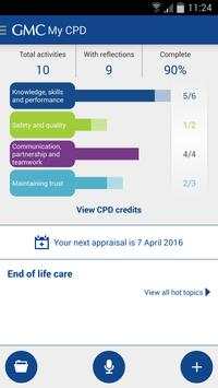 GMC My CPD screenshot 1