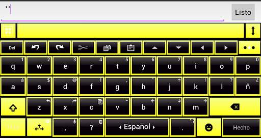 THEME AI TYPE BLACK YELLOW screenshot 2