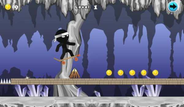 Ninja Skateboard Adventure screenshot 1