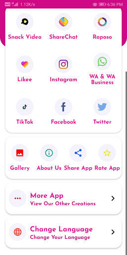 Orginal Status Downloader Magenta screenshot 4