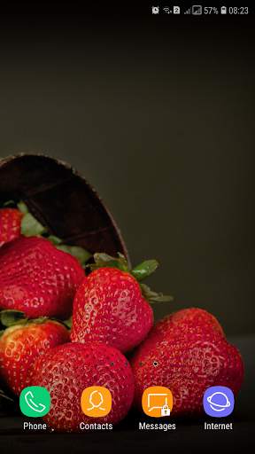Strawberry Wallpaper 7 تصوير الشاشة